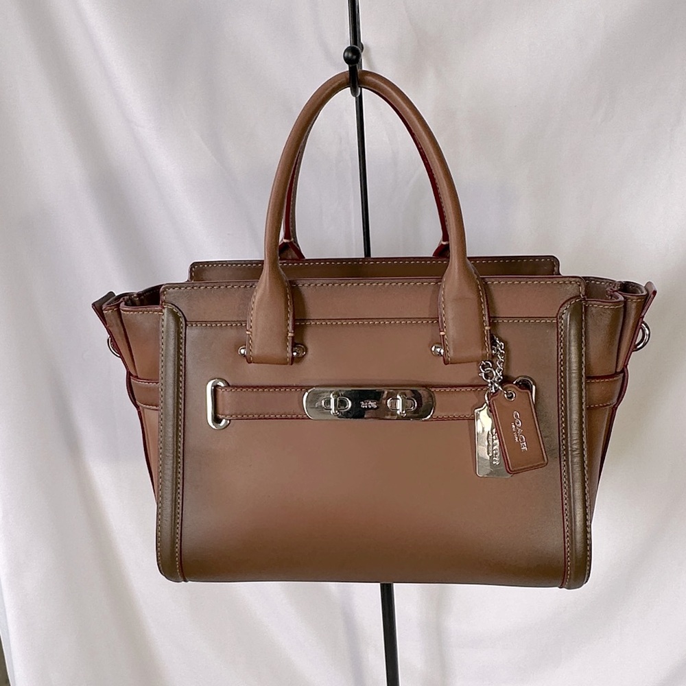 Coach Brown Leather Handbag